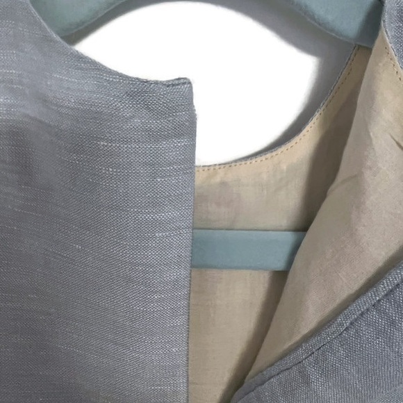 NWT Gap Kids linen/cotton dress, 12-18 months Butterfly eyelet, w/ diaper cover. - Picture 2 of 15